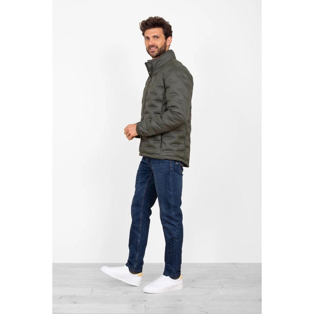 Brakeburn Puffer Jacket - Khaki - Beales department store