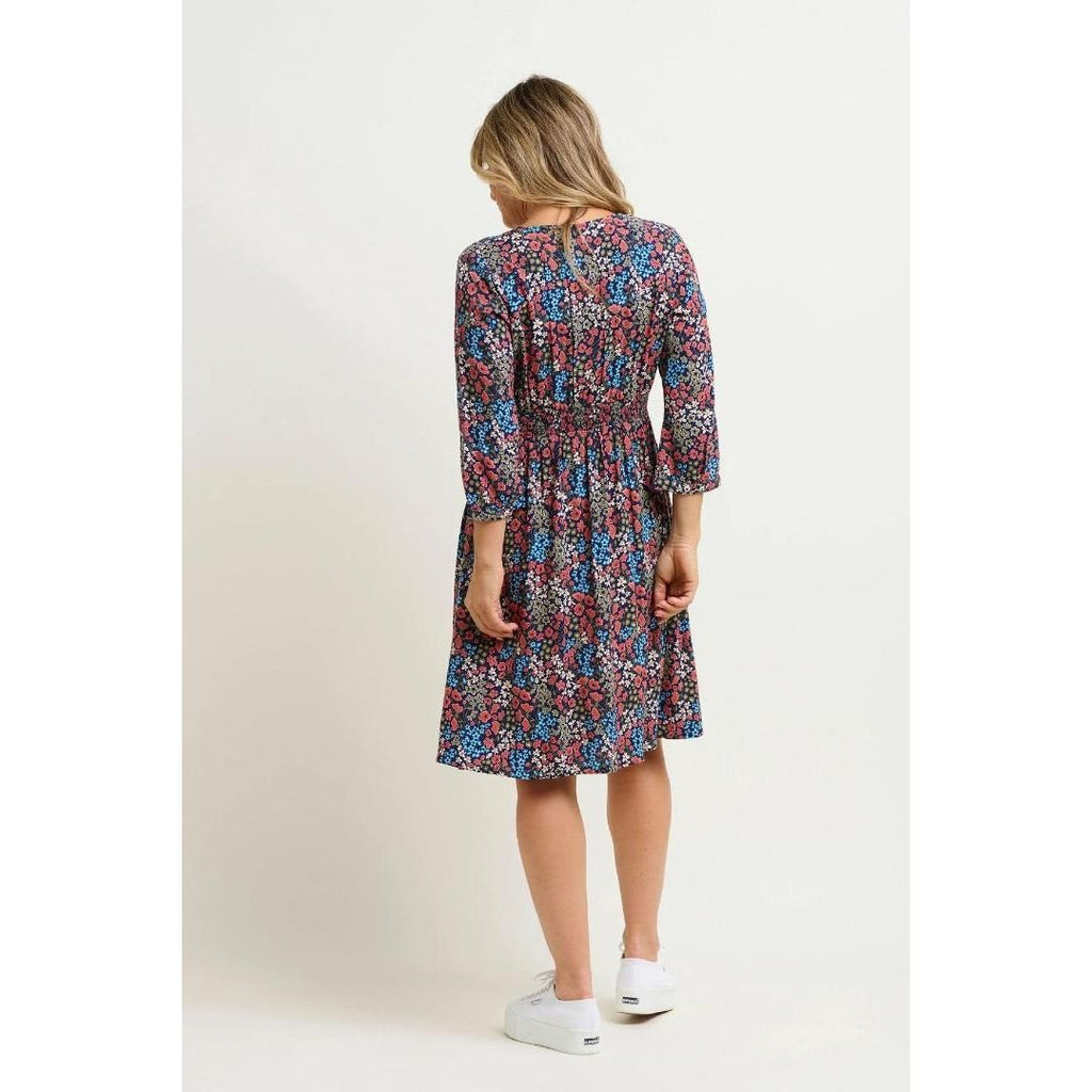 Brakeburn Regan Floral Wrap Dress - Beales department store