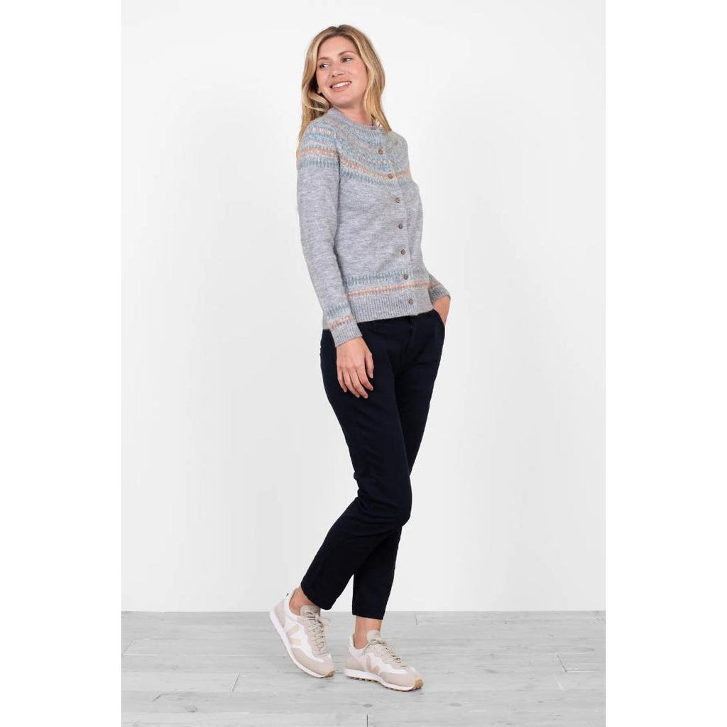 Brakeburn Reine Faiisle Cardigan - Grey - Beales department store