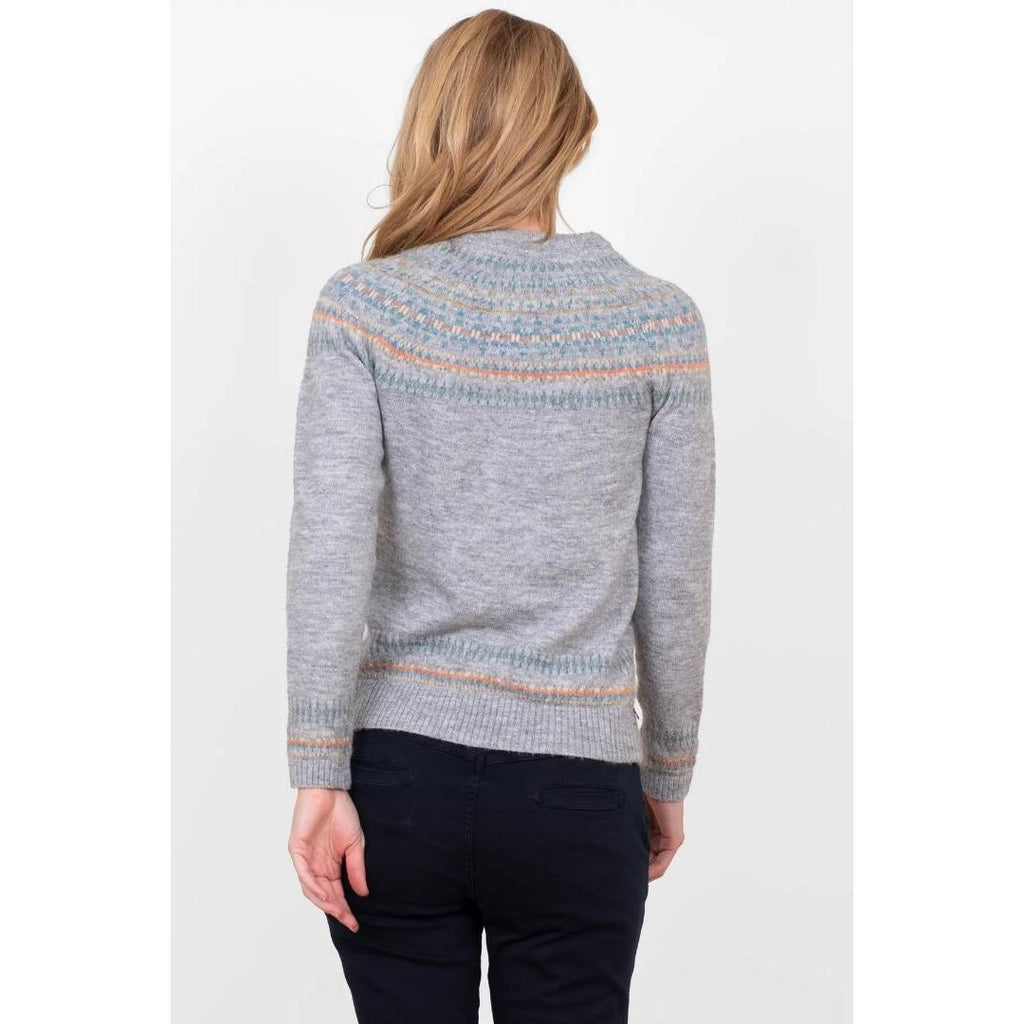 Brakeburn Reine Faiisle Cardigan - Grey - Beales department store