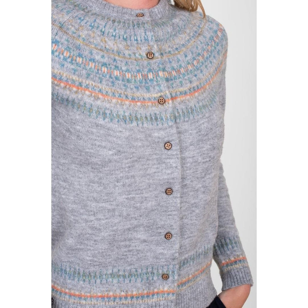 Brakeburn Reine Faiisle Cardigan - Grey - Beales department store