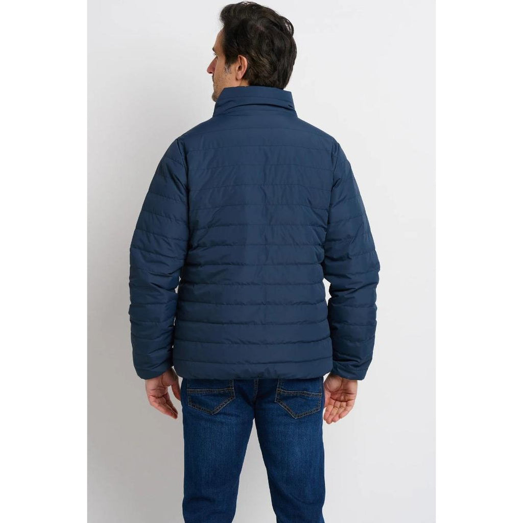 Brakeburn Reversible Puffer Jacket - Navy - Beales department store