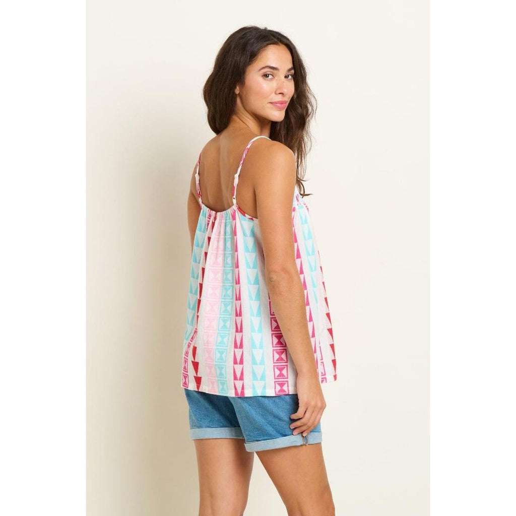 Brakeburn Rosie Camisole Top - Multi - Beales department store