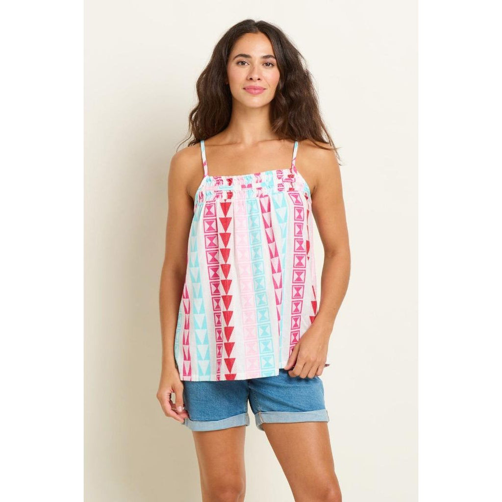 Brakeburn Rosie Camisole Top - Multi - Beales department store