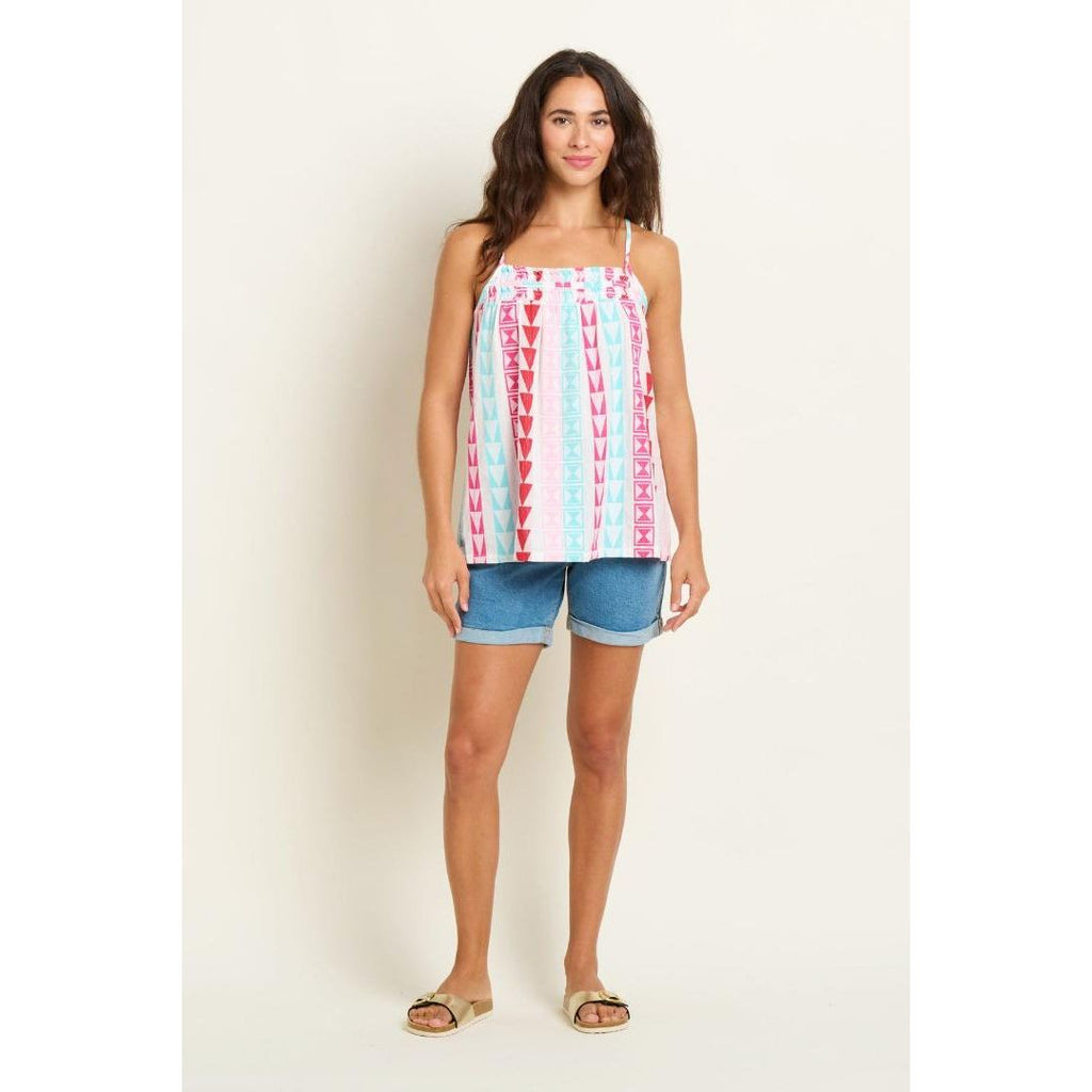 Brakeburn Rosie Camisole Top - Multi - Beales department store