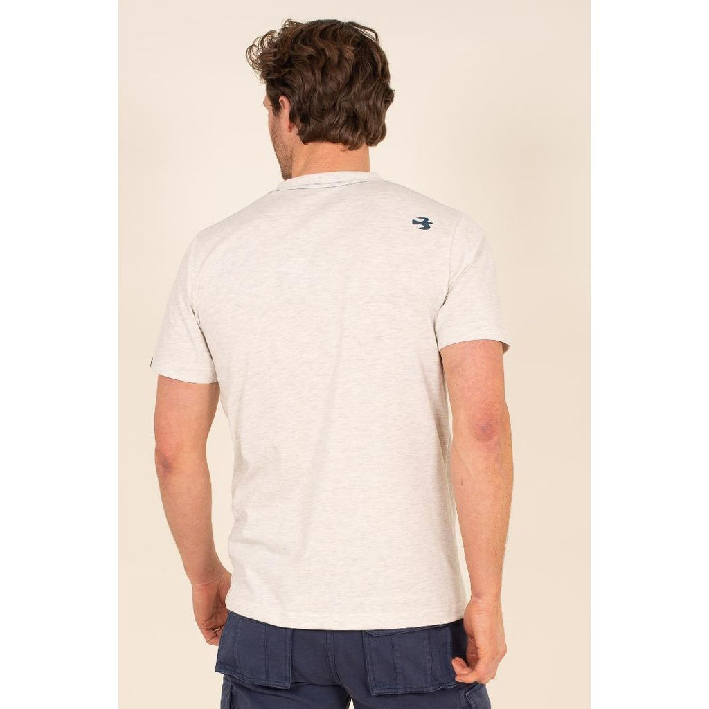 Brakeburn Running Graphic Tee - Ecru - Beales department store