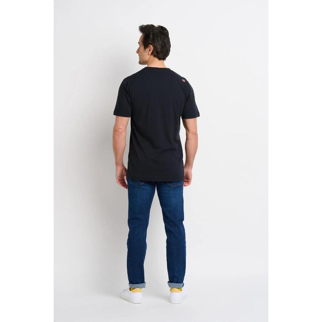 Brakeburn Shark Tee - Navy - Beales department store