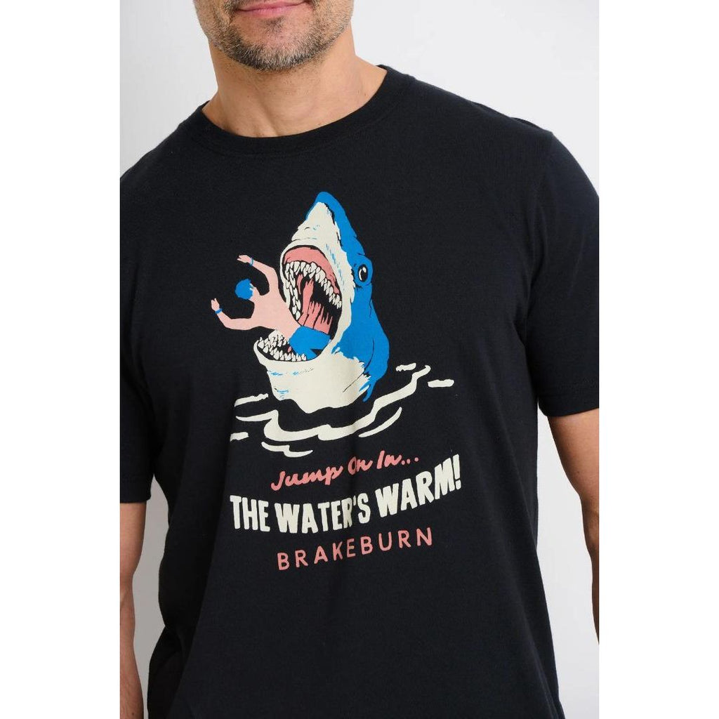 Brakeburn Shark Tee - Navy - Beales department store