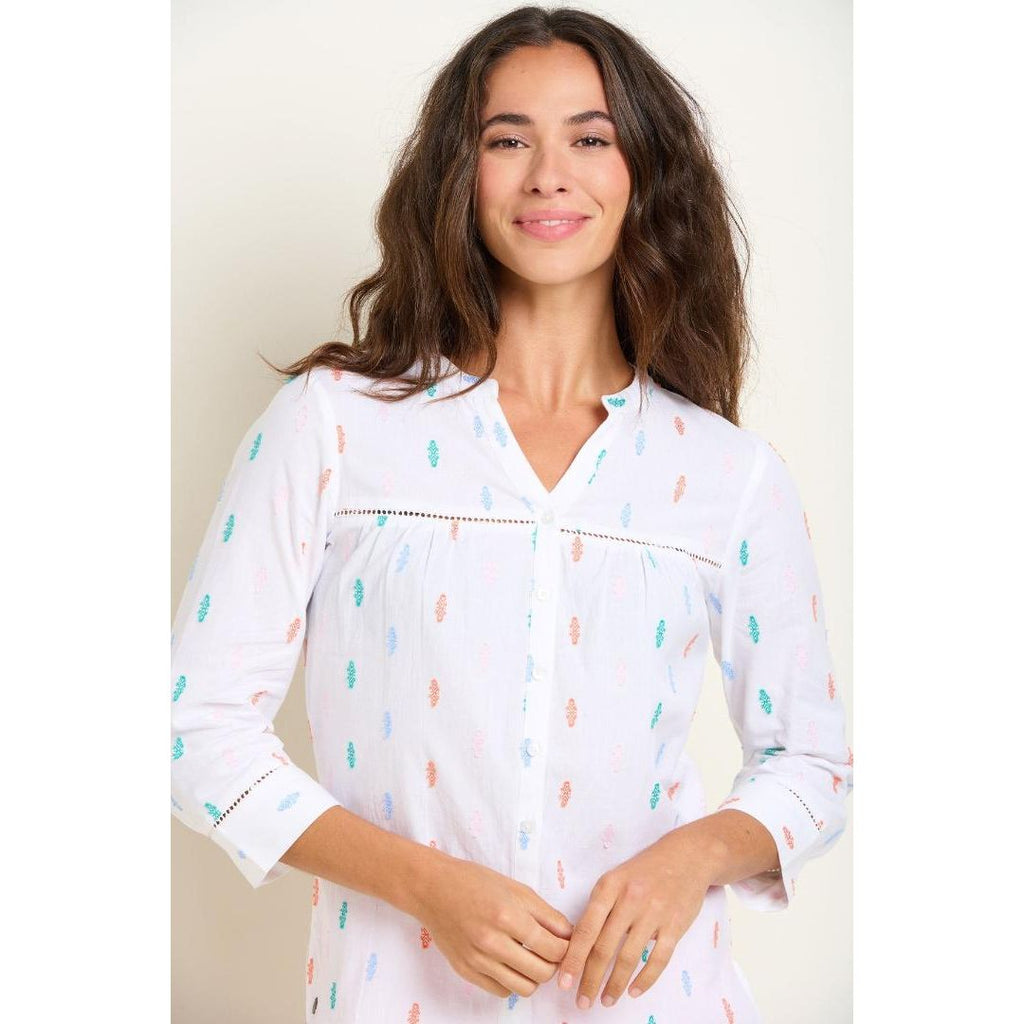 Brakeburn Skye Blouse - Multi - Beales department store