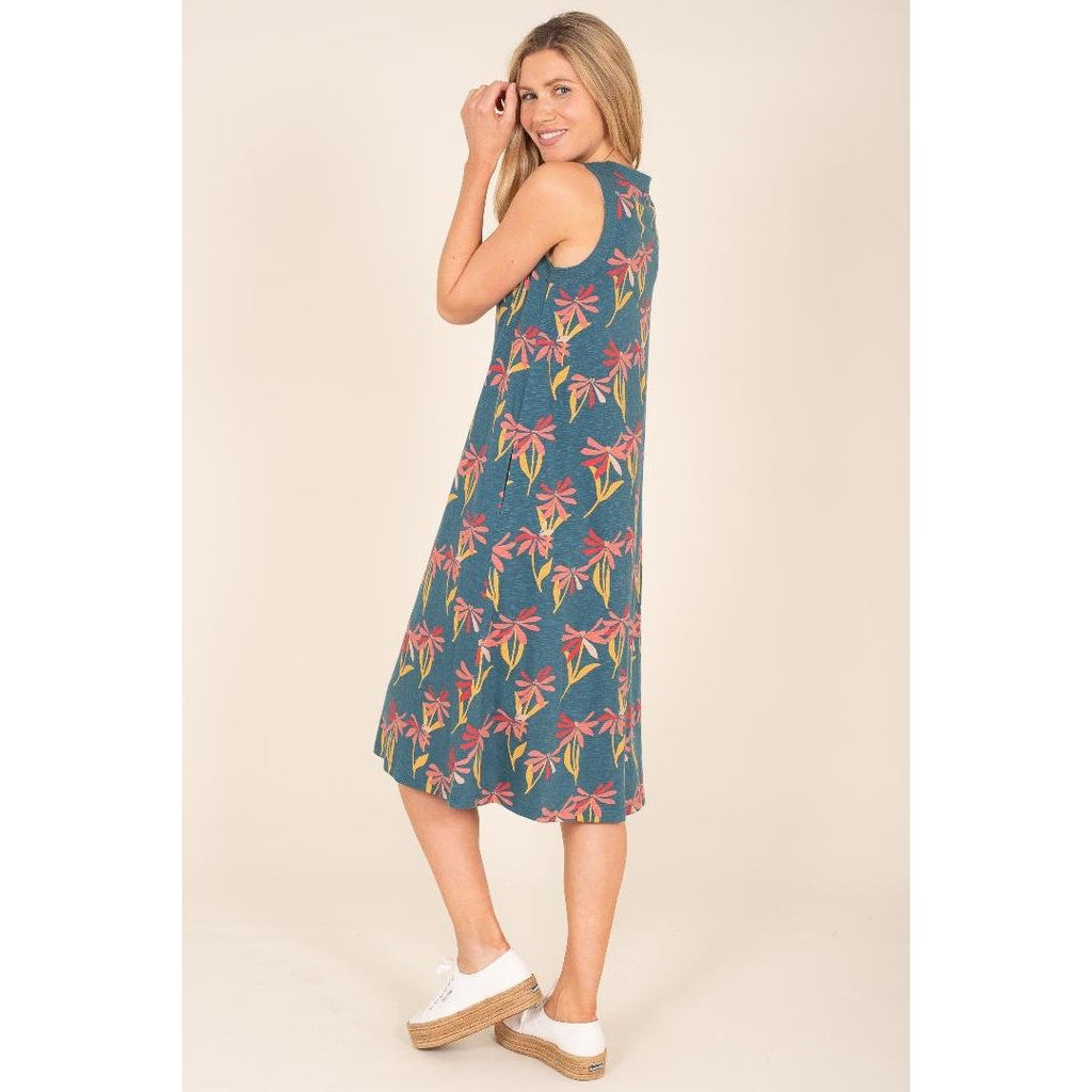 Brakeburn Stemmed Floral Beach Dress - Multi - Beales department store