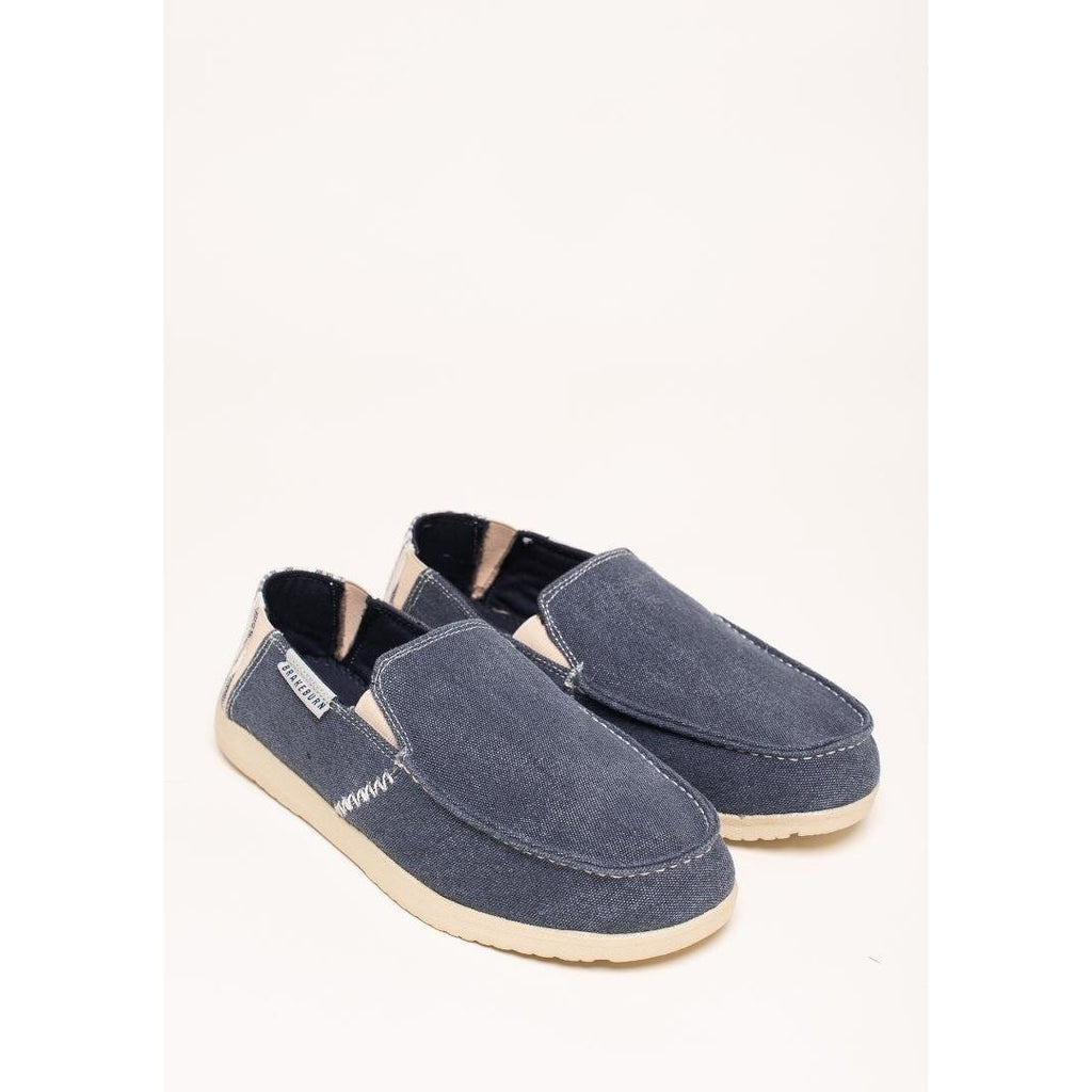 Brakeburn Stripe Slip On - Navy - Beales department store