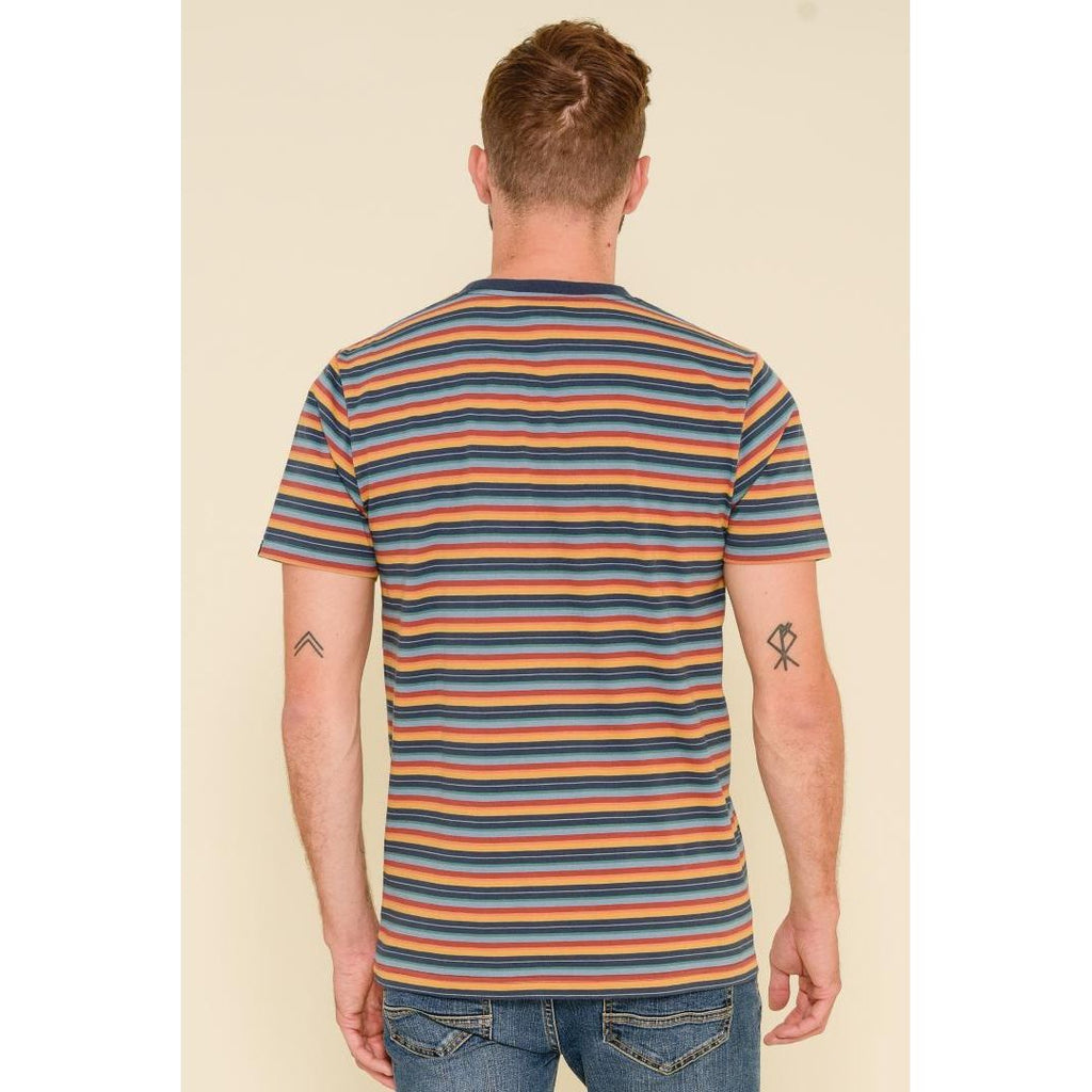 Brakeburn Stripe Tee - Multi - Beales department store