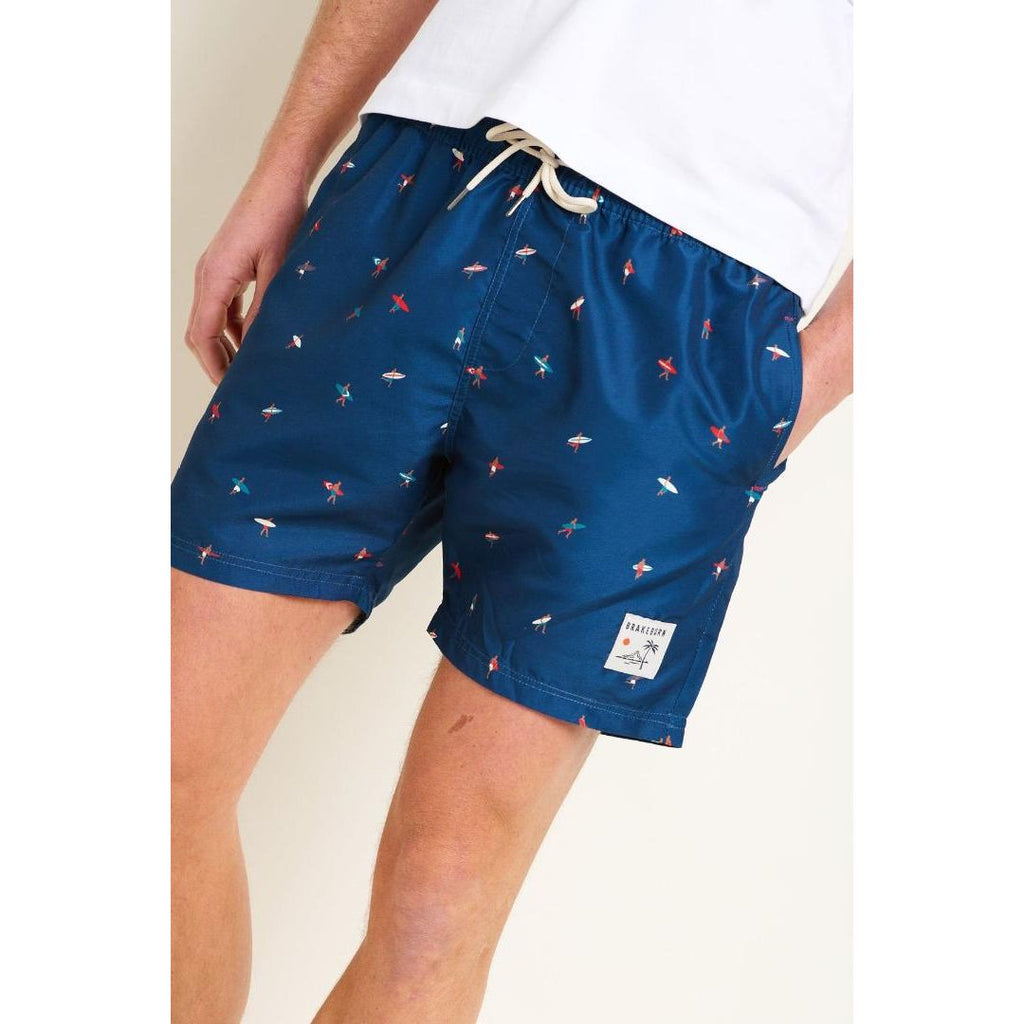 Brakeburn Sufers Swimshort - Blue - Beales department store