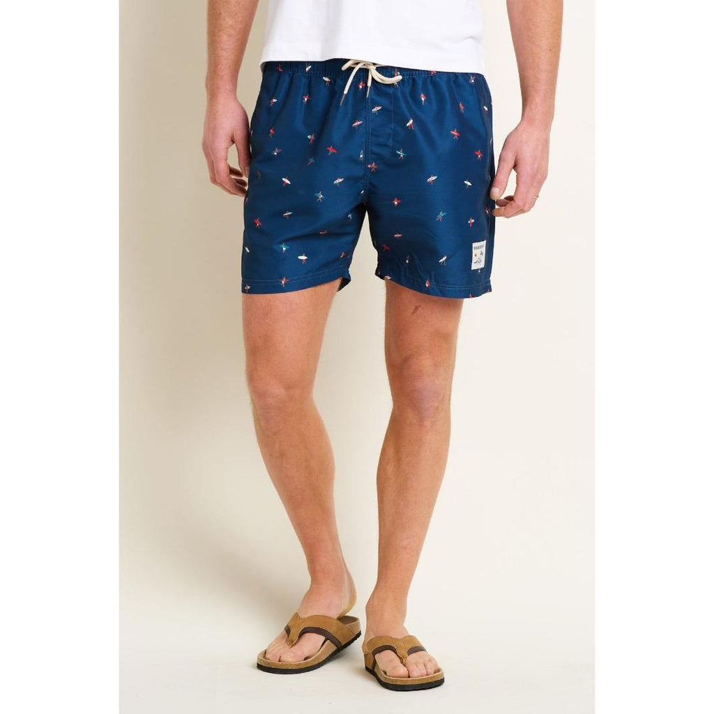 Brakeburn Sufers Swimshort - Blue - Beales department store