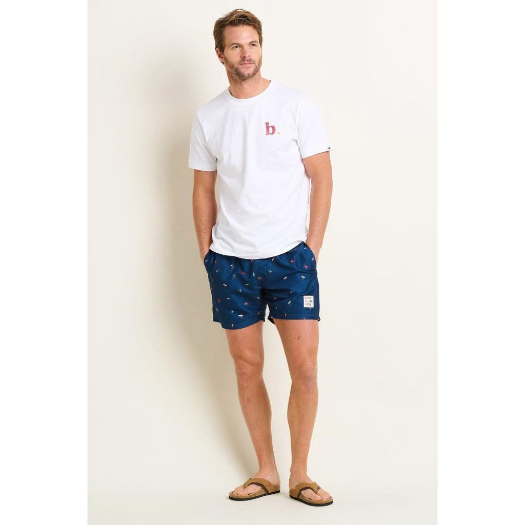 Brakeburn Sufers Swimshort - Blue - Beales department store