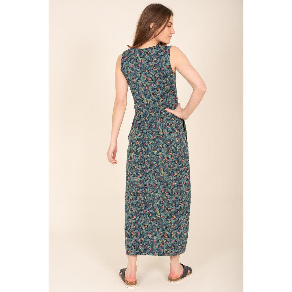 Brakeburn Summer Berry Maxi Dress - Multi - Beales department store