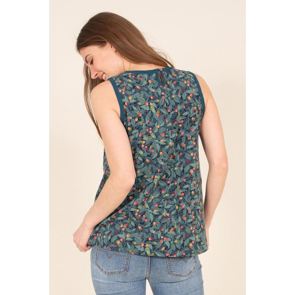 Brakeburn Summer Berry Sleeveless Top - Multi - Beales department store