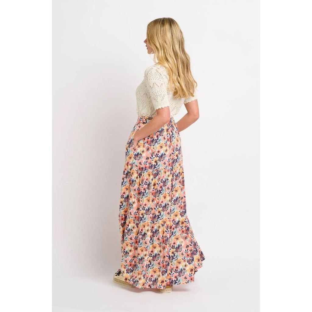 Brakeburn Summer Blooms Maxi Skirt - Beales department store