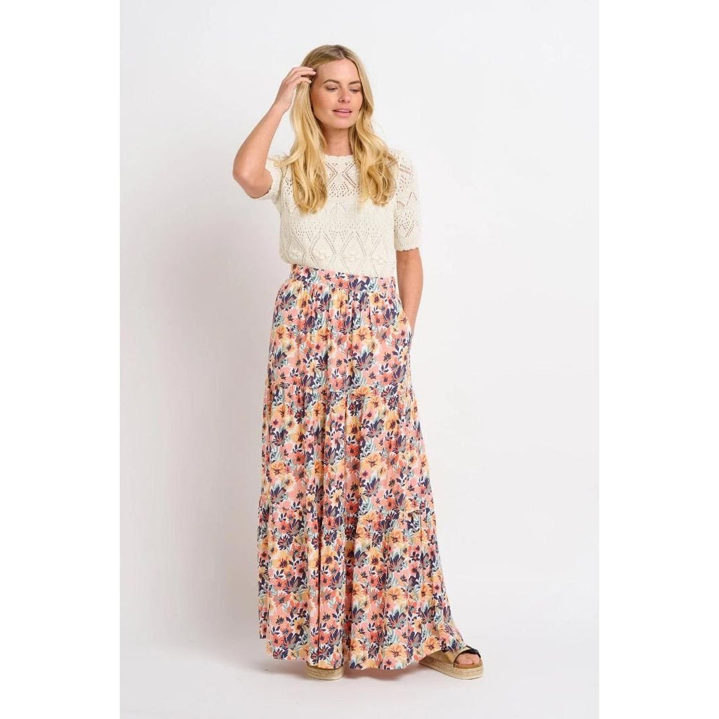 Brakeburn Summer Blooms Maxi Skirt - Beales department store