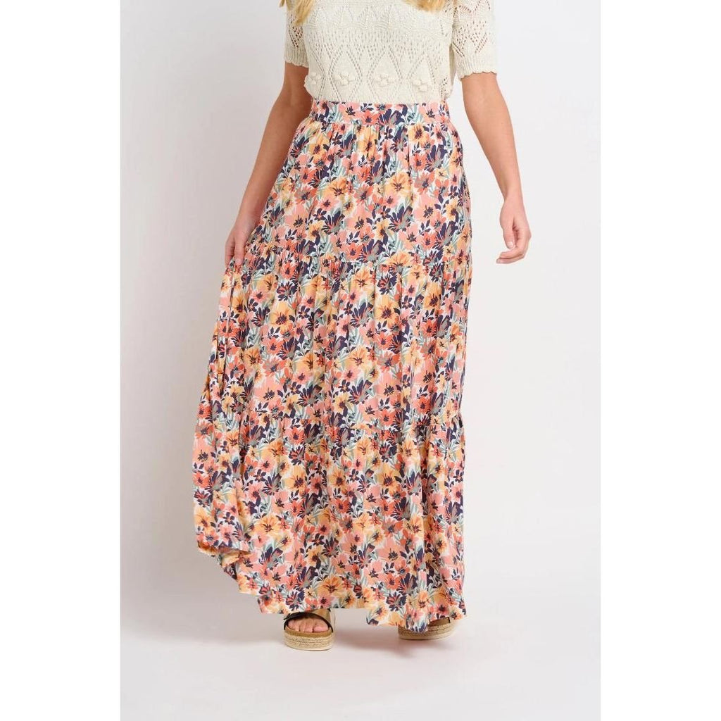 Brakeburn Summer Blooms Maxi Skirt - Beales department store