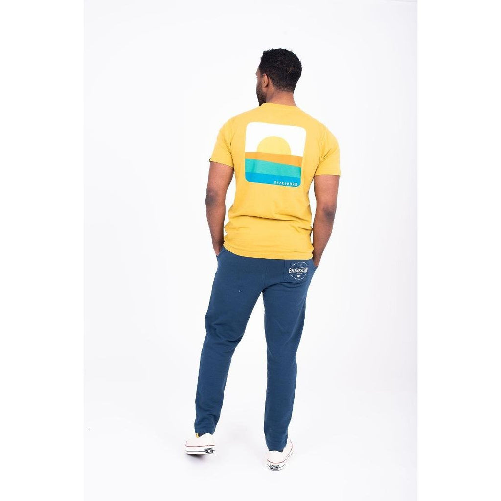 Brakeburn Sunset Tee - Yellow - Beales department store