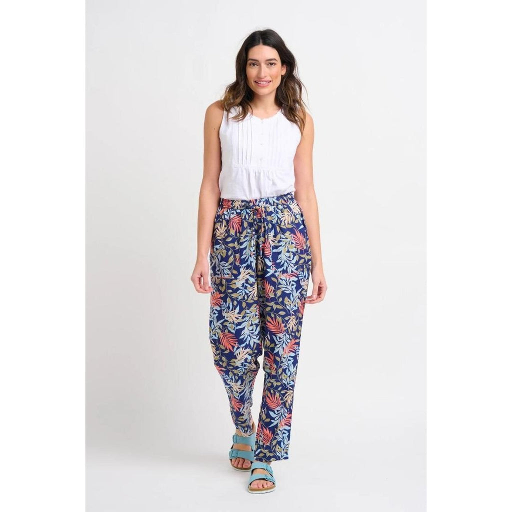 Brakeburn Trailing Tropics Traveller Trousers - Beales department store