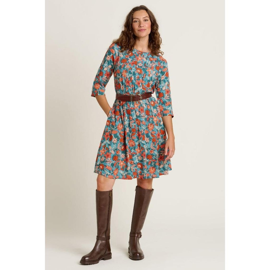 Brakeburn Ula Dress - Multi - Beales department store