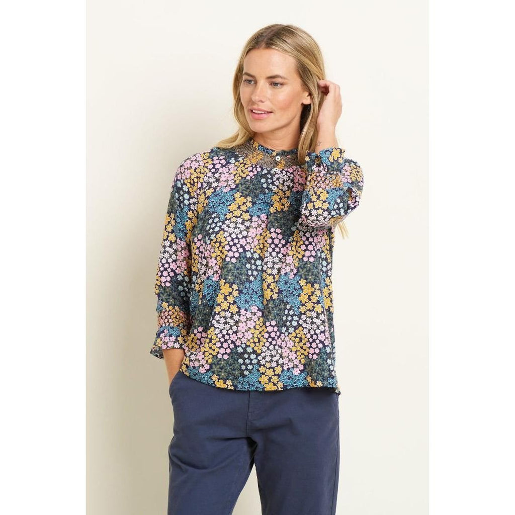 Brakeburn Wildflower Meadow Blouse - Multi - Beales department store