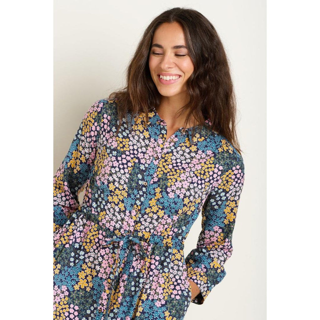 Brakeburn Wildflower Meadow Shirt Dress - Multi - Beales department store