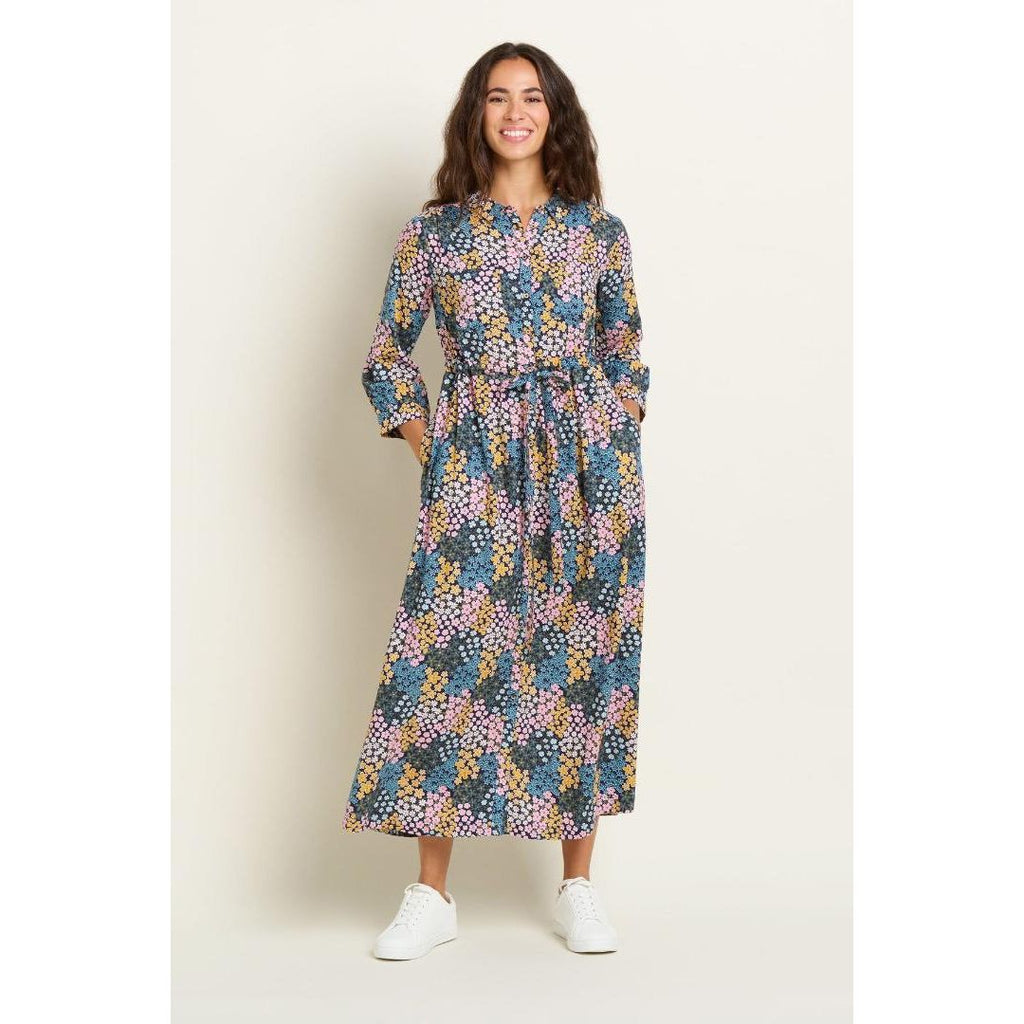 Brakeburn Wildflower Meadow Shirt Dress - Multi - Beales department store