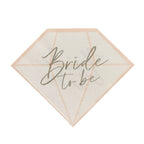 Bride to Be Diamond Paper Napkins (16pk)