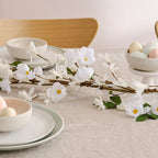 White Blossom Artificial Flower Garland- 5 Inner Pack