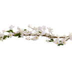 White Blossom Artificial Flower Garland- 5 Inner Pack
