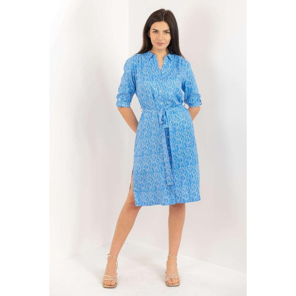 Buckley Leah Shirt Dress - Malibu - Beales department store