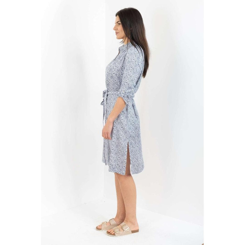 Buckley Leah Shirt Dress - True Navy - Beales department store