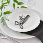 Black Wooden Just Married Table Sign- 5 Inner Pack