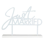 Just Married Wedding Table Sign- 5 Inner Pack