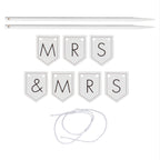 Customisable Wedding Cake Topper Bunting- 5 Inner Pack