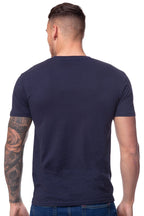 C&R Rey Crew Neck T-Shirt in Navy