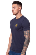 C&R Rey Crew Neck T-Shirt in Navy