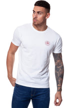 C&R Rey Crew Neck T-Shirt in Navy