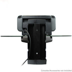 Tempered Black Glass Floating Shelf 1 Tier | M&W