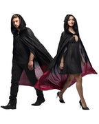 Black & Red Cape - 170cm