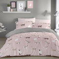 Cats Blush Reversible Duvet Set