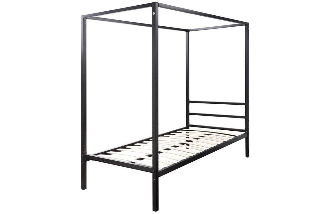 Chalfont Four Poster Black Metal Bed