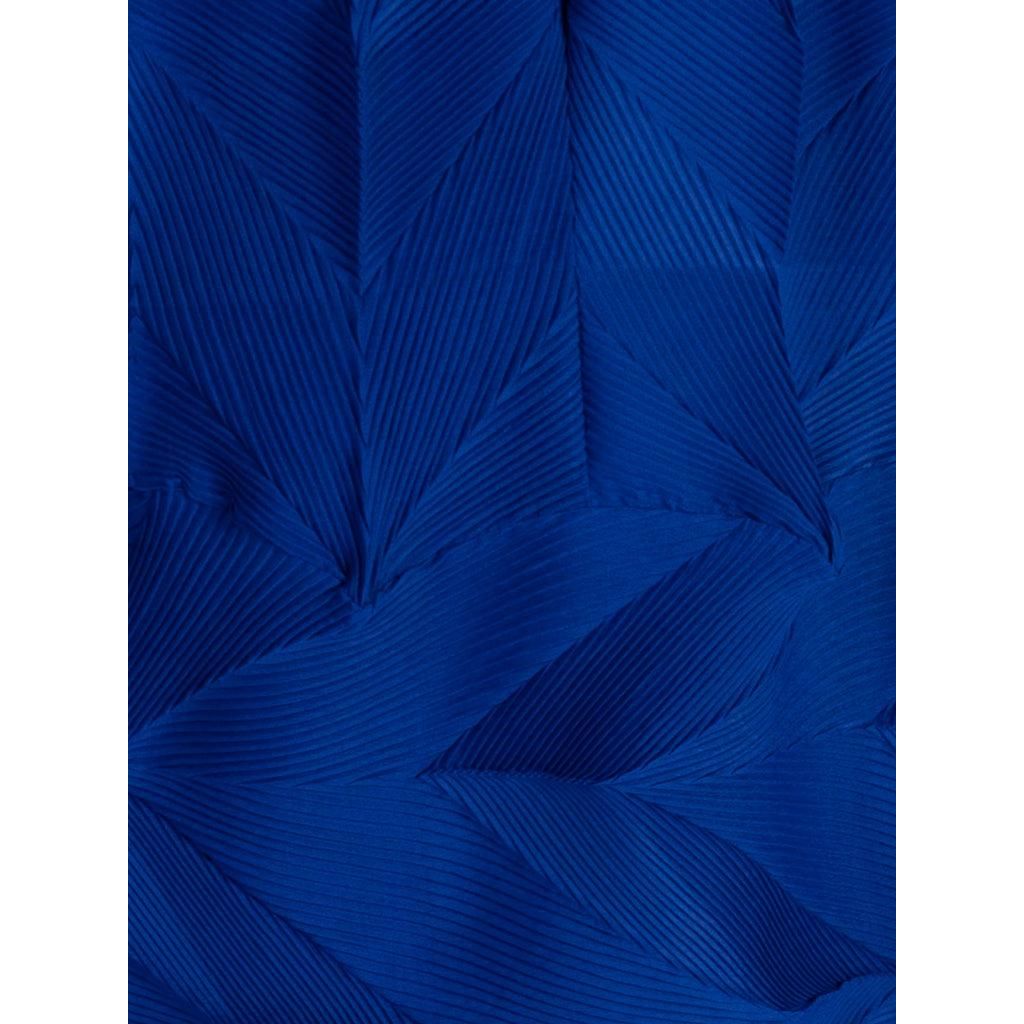 Chesca Cobalt 3 - D Pleated Long Shrug - Beales department store