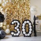 Nude and Black Happy Birthday Paper Straws- 5 Inner Pack