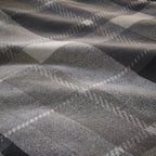 Colville Check Grey Brushed Cotton Duvet Set