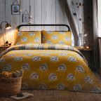 Colville Check Ochre Brushed Cotton Duvet Set