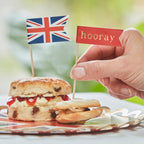 Union Jack Cupcake Topper Decorations- 5 Inner Pack